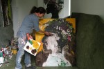 Artist in residence, Nubis, 120x100cm