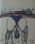 Frohner Adolf, Bindungen, 1974, 9 Radierungen, 49x39cm (2)