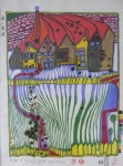 Hundertwasser, O.T., Serigrafie,  53x38cm